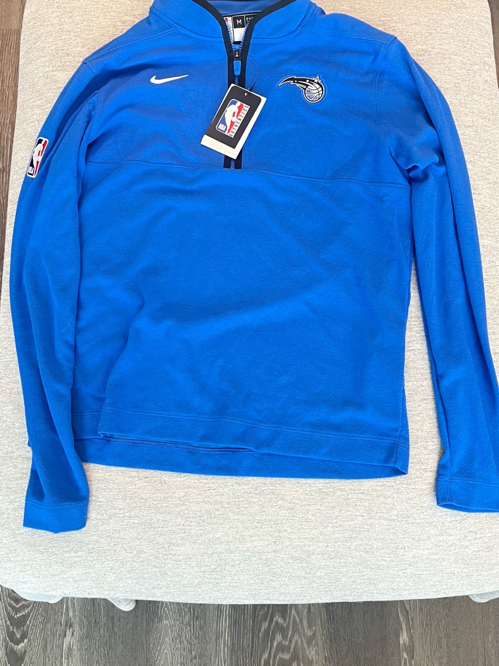Nike Royal Blue Orlando Magic Half-Zip Pullover